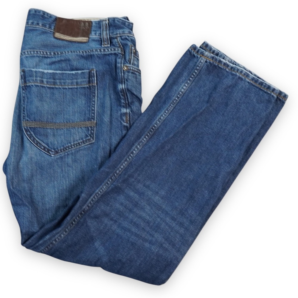 Timberland Jeans Mens‎ 35x30 Blue Earthkeeper Blacksville Straight Ride Cowboy